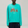 Palm Angels SS22 Leopard Bear Crewneck 'Forest Green Brown' Men's PMBA026S22FLE0075760