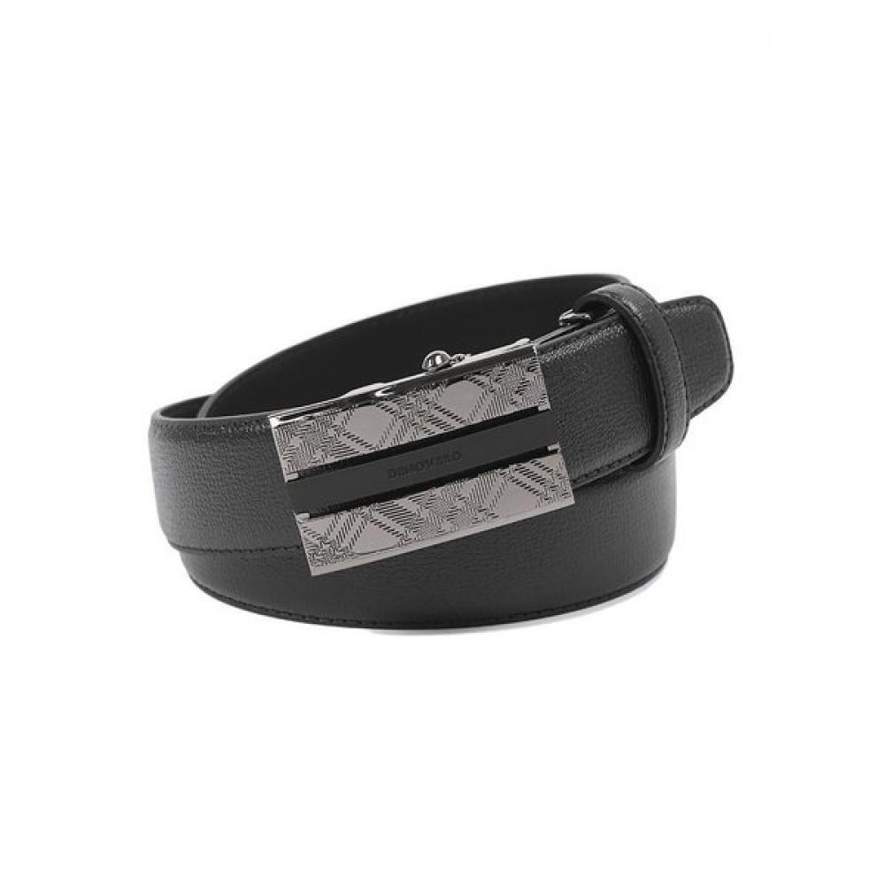 Benovero Men S Derby emboSSed Check Square Automatic Belt Bmg1acb1107k1 blacks