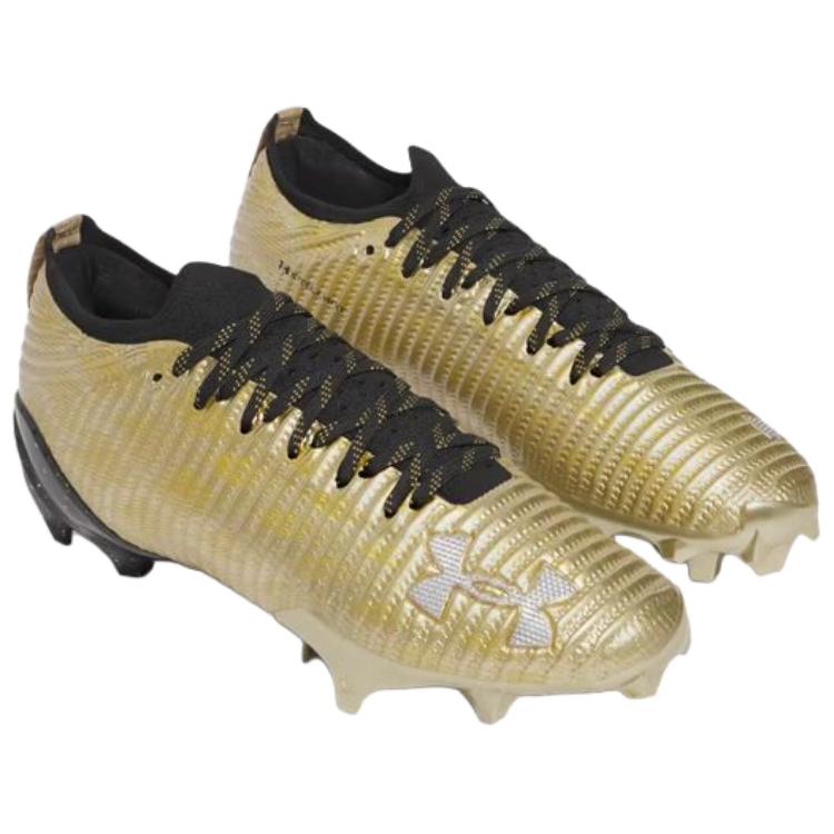 Under Armour Blur Pro Abrasion Resistant Soccer Shoes Men's Gold 3028218-777