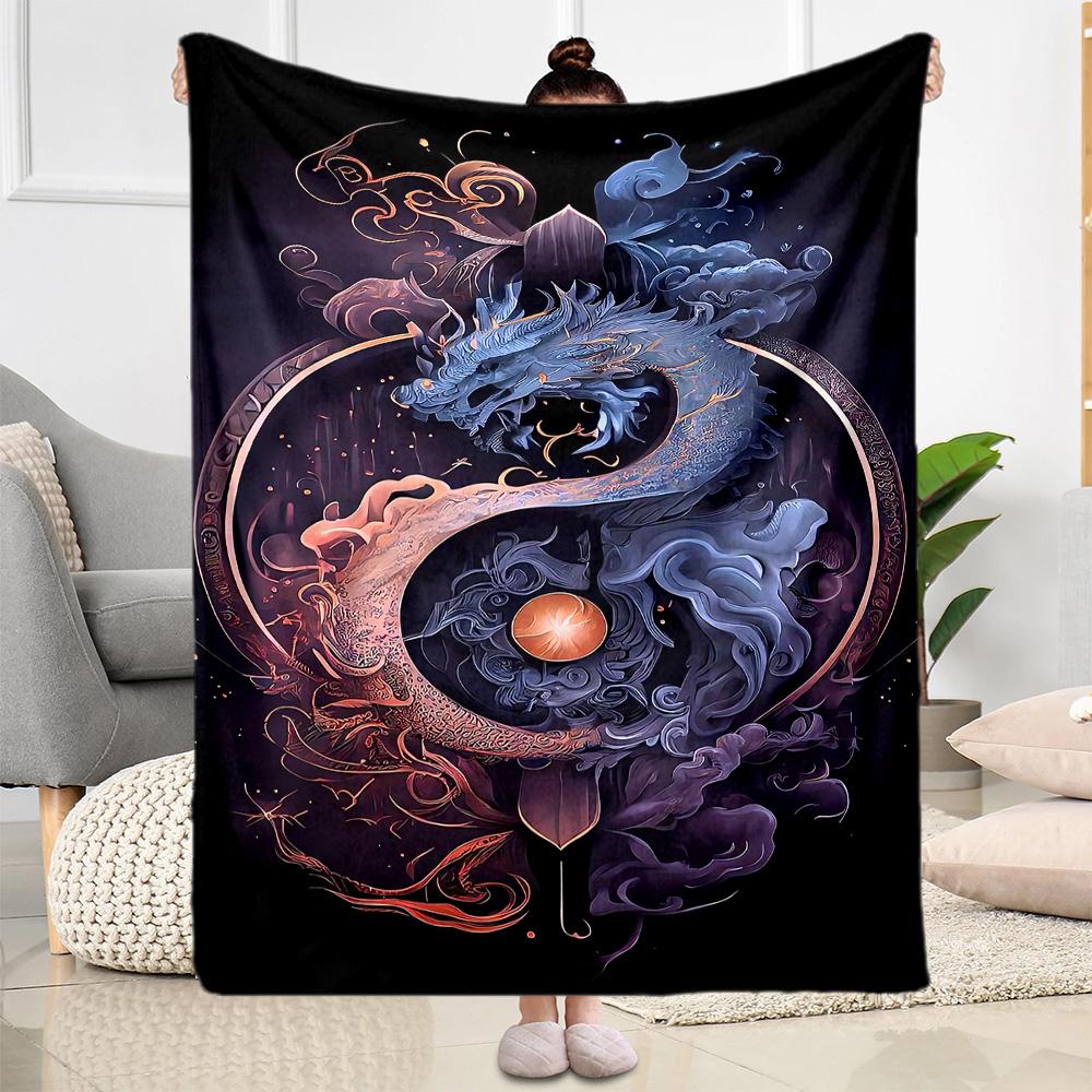 Dungeons & Dragons Blanket Ultra-Soft Great for Office Chair Couch Picnics Four Seasons Universal Modern Style Perfect Gift for Relatives and Friends