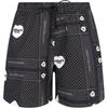 Printed Elastic Waist Drawstring Swim Shorts Men Swim Shorts Black I031536-24M-XX