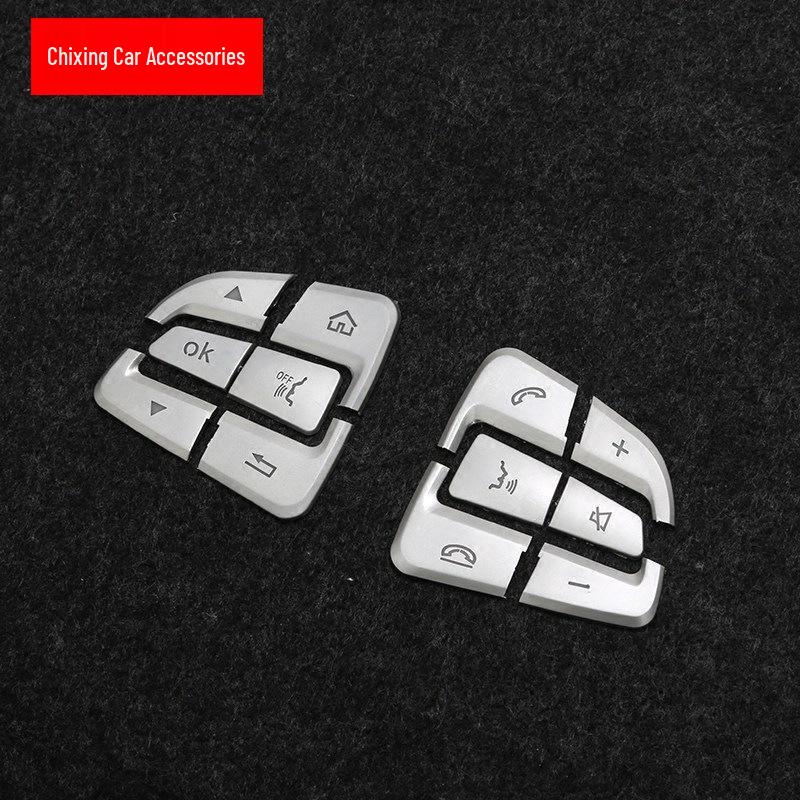 Steering Wheel Button Stickers for Mercedes C200 E260L GLC300 GLA CLA GLK