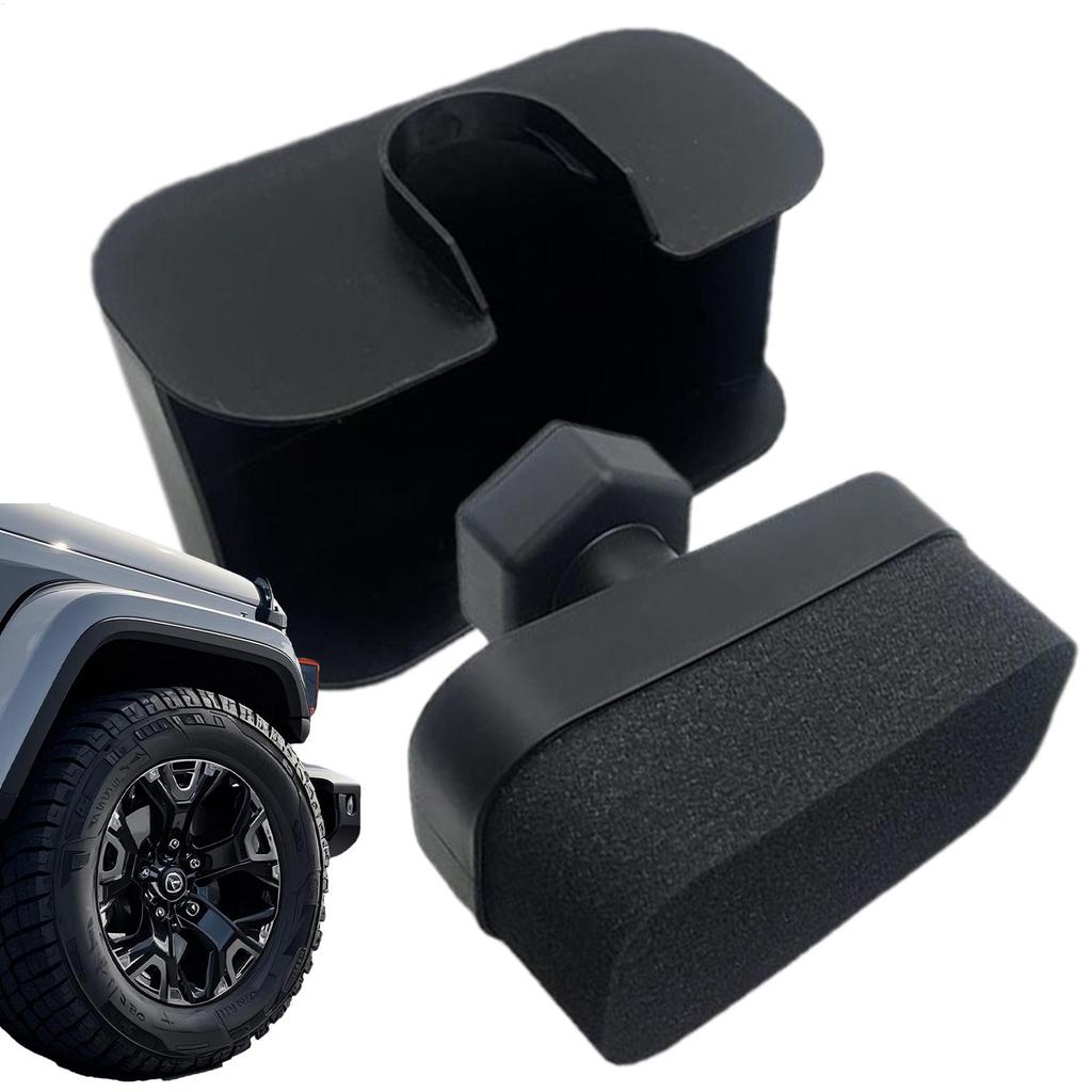 Tire Shine Applicator Car Tire Polishing Sponge Brush Auto Wheel Dressing Tool With Non-Slip Handle For Sedan SUV Truck Vehicle