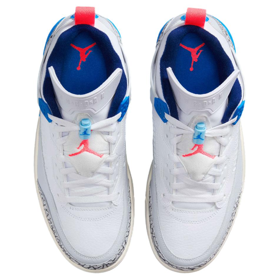 New Jordan Spizike Breathable Low Top Vintage Basketball Shoes Unisex White FQ1759-110