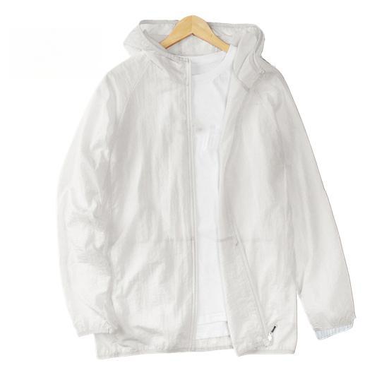 

Легкая куртка с капюшоном 3XL для летних видов спорта на открытом воздухе и рыбалки M белый