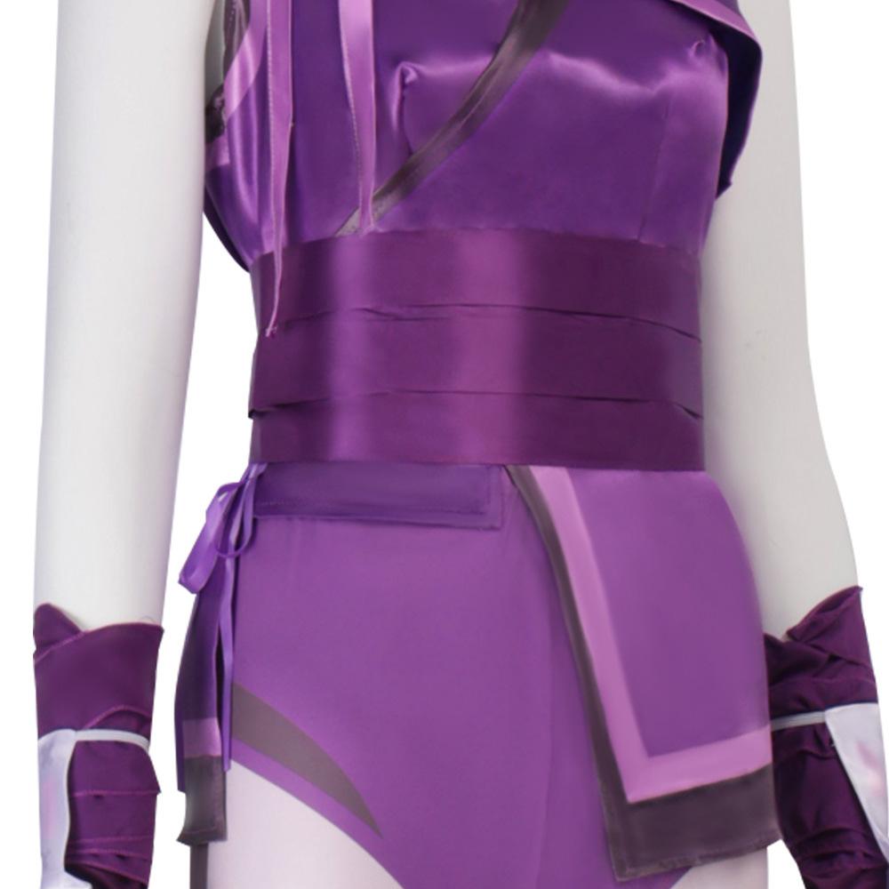 Mileena Cosplay Costume Mortal Kombat 11 Halloween Role Play Outfit for Women
