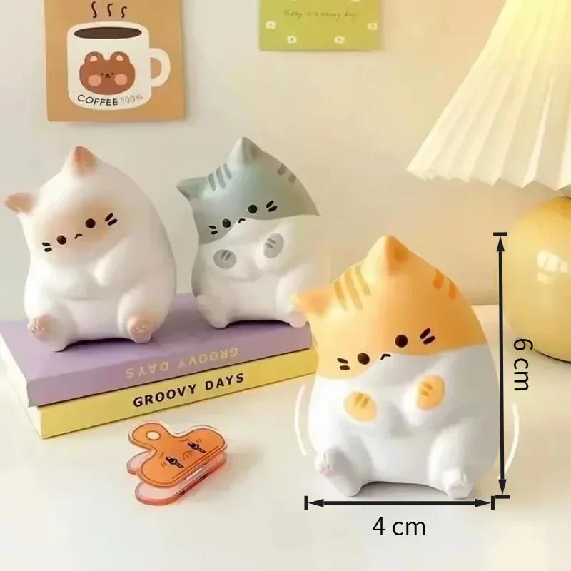 Cute Cat Squishy Toy Stress Relief Slow Rising Squeeze Antistress Ball Cartoon Table Ornaments Squishy Stress Reliever Toys