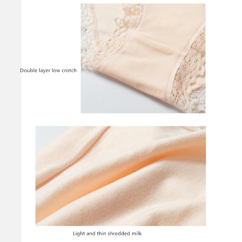 Neue Milchseide Damen-Unterwäsche aus Spitze für Mädchen, Dreieck-Unterwäsche