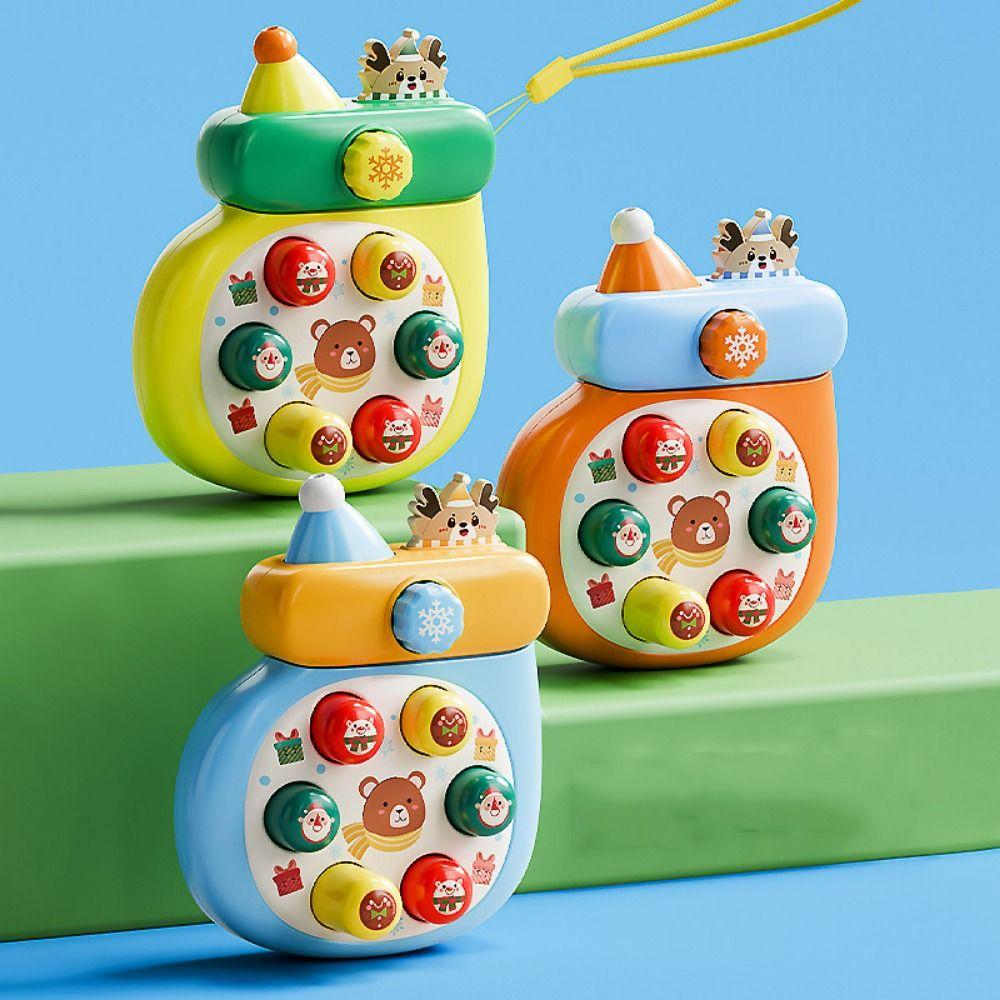 Relaxation Happy Groundhog Children's Toy Colors Randomized Whack Mole Game  Kids Sensory Toy