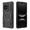 For Huawei nova 14 Pro 5G Magnetic Case Butterfly Armor Hollow Heat Dissipation PC+TPU Phone Cover
