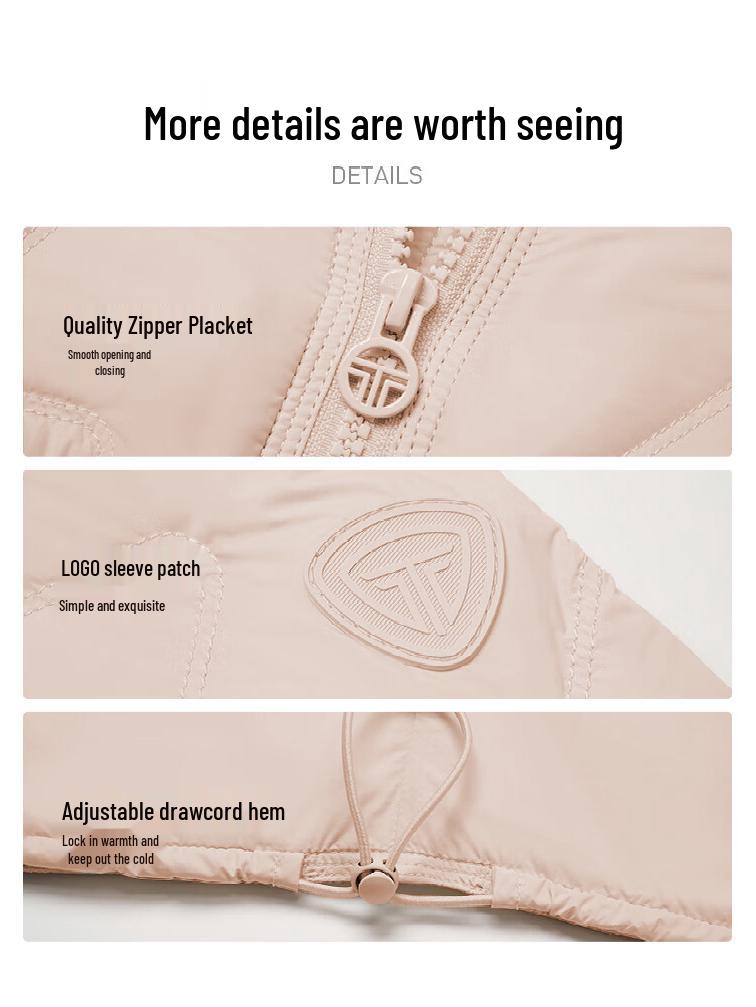 Tanboer Women's Lightweight Hooded Short Down Jacket TB5330216Z