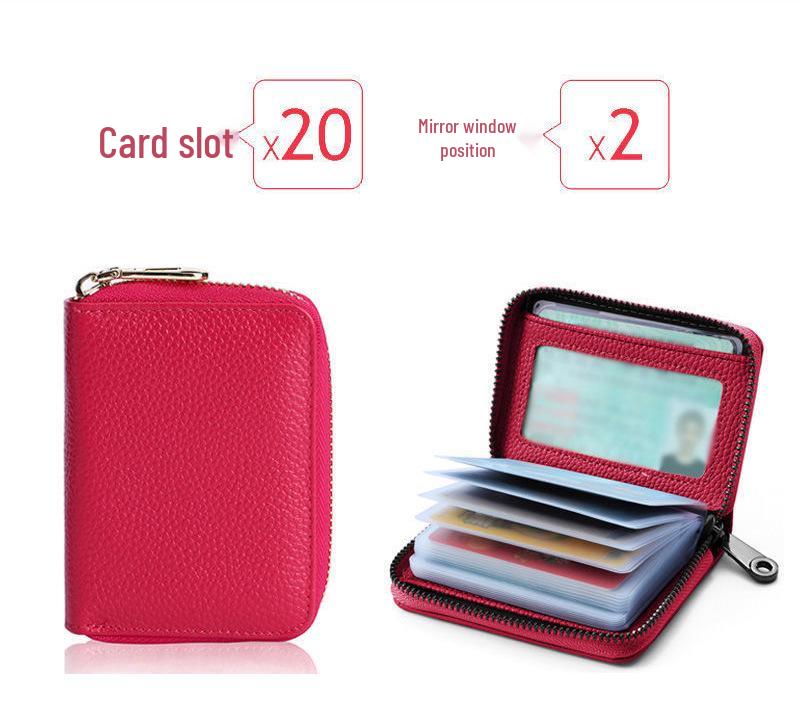 Herren High-End Anti-RFID Kartenhalter Geldbörse - Große Kapazität, Anti-Entmagnetisierung, Ultradünne Hülle für Ausweise & Karten, Kleiner Damenkartenhalter.