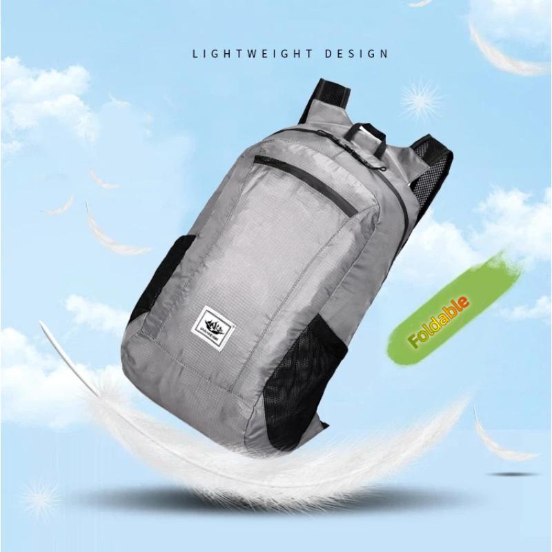 Fahrradtasche, Faltbarer Outdoor-Rucksack, Großes Fassungsvermögen, Leichter Sport-Reiserucksack