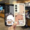 BUBU DUDU Couple Case For Samsung Galaxy Case S24 S23 S22 S21 Ultra Plus Fe A55 A54 A53 A52 A35 A25 A15 A14 5G Phone Y2k Cover