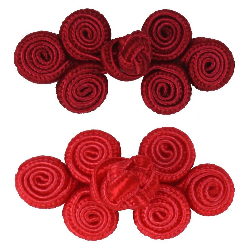 10 Pairs Retro Handmade Chinese Closure Buttons Knot Fastener for Sewing