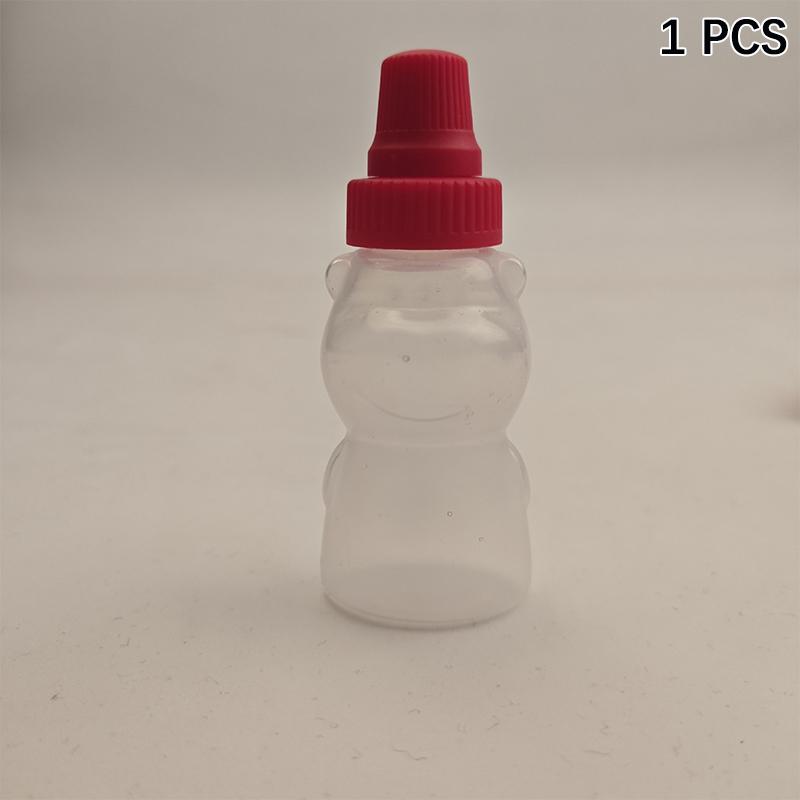 1/2/4Pcs Mini Sauce Box Squeeze Bottle Cartoon Cute Pattern Tomato Honey Condiment Container For Kids Lunch Box Accessories