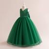 Christmas Dress Tulle Flower Girls Dress for Wedding Party Child Princess Pageant Long Gown Kids Dresses for Girls Formal Evening Clothes