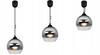 ELEGANTNÍ ZÁVĚSNÁ LAMPA, SKLENĚNÁ LAMPA, CHROMOVÁ LED