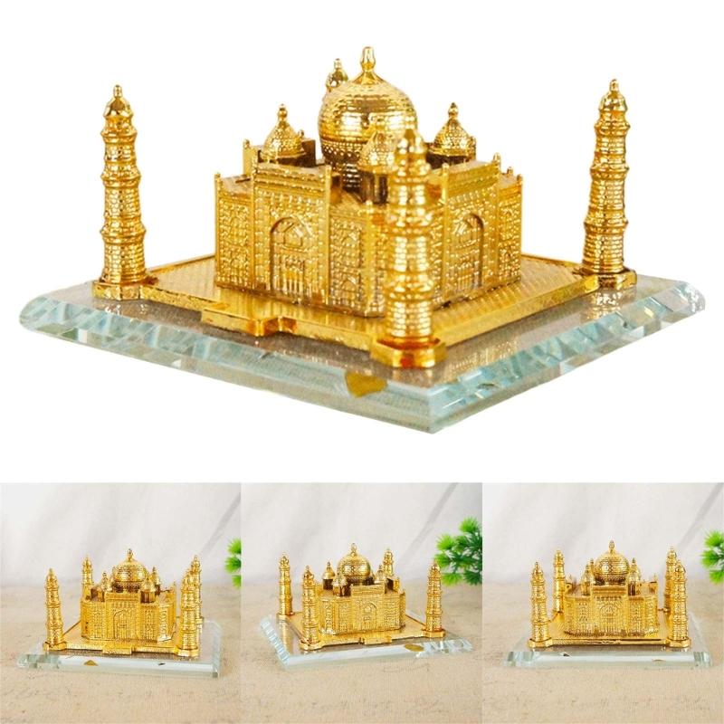Abstract Building Ornament Souvenir Building Tai Mahal Model Statue Miniatures Decor Artistic Craft for Home Decorations