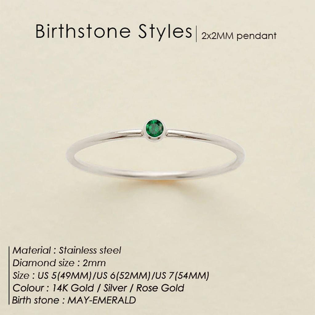 Dezember Geburtstag Stein Wasser Diamant Ring