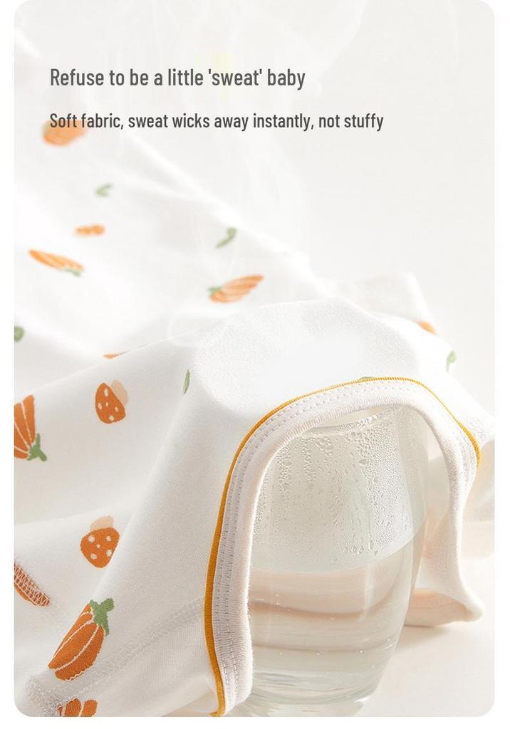 Baby Cotton Bodysuit: All-Season, Side Snap, Long Sleeve Homewear & Outdoor Crawling Outfit