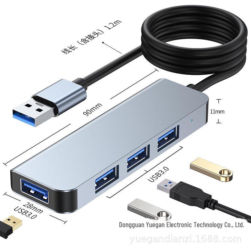 Multi-Port-USB-Hub-Adapter für iPad und Apple Laptop