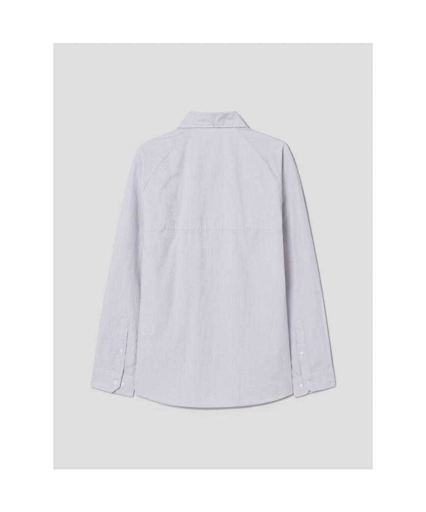 SHIFT.G Solid Cloud Shirts Light Gray