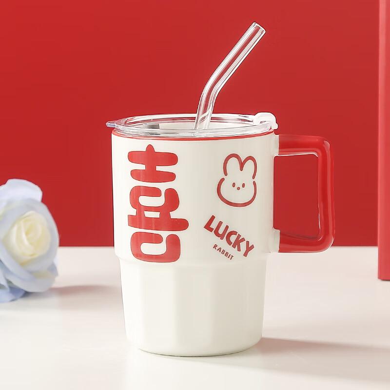 Ding Le Ceramic Couple Mugs Wedding Gift Set