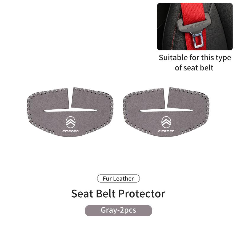 

Car Seat Belt Anti Scratch Buckle Protector Cover Accessories For Citroen C4 C3 C5 C1 C2 C6 VTS C4L DS3 DS4 DS5 Grand Berlingo