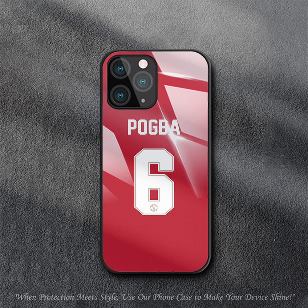 Paul Pogba 6 Soccer Case For iPhone Samsung Galaxy Redmi Note S 17 16 15 14 13 20 24 25 54 Pro Max Ultra Fe Air Tempered Glass Cover