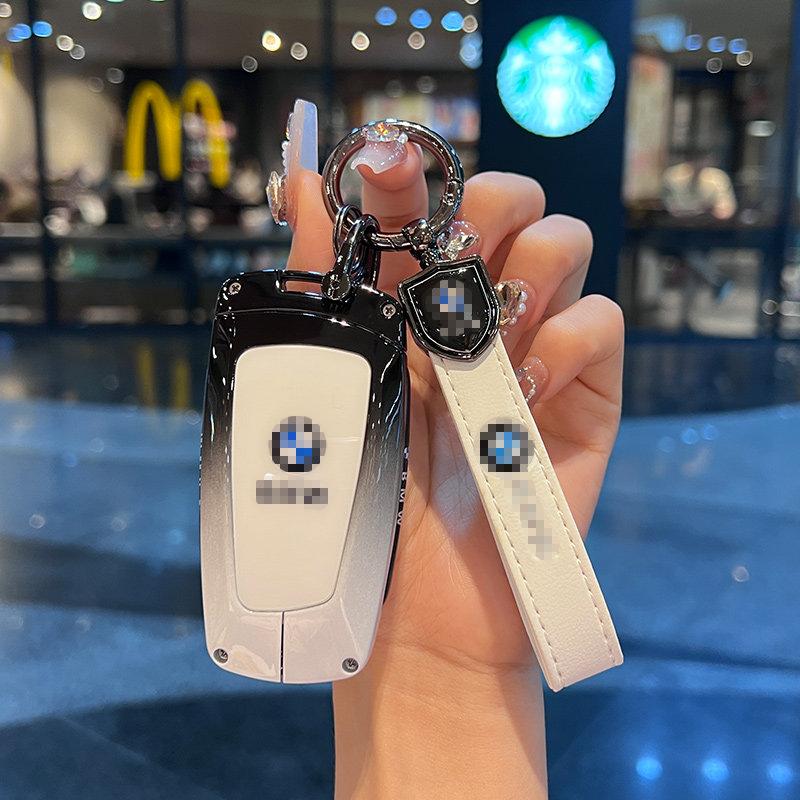 For BMW X1 X3 X4 X5 X6 Series 1 2 3 5 7 G20 G02 G05 G31 G23 F34 F15 F40 IX3 Remote Car Key Cover Keychain Key Case