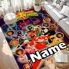 Custom Name Personalized Mighty Morphin Power Rangers Print Carpet, Versatile Home Decor Rug, for Playroom, Apartment, Balcony, Entryway, Hallway Gift