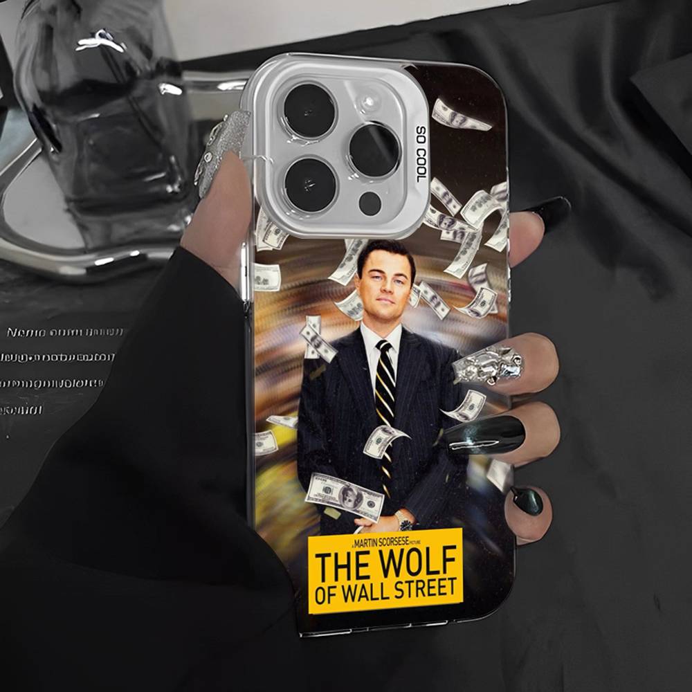 TV The W-Wolf Of W-Wall S-Street Phone Cover For IPhone 16 15 14 13 12 11 17 Pro Max Plus Color Silver Shell
