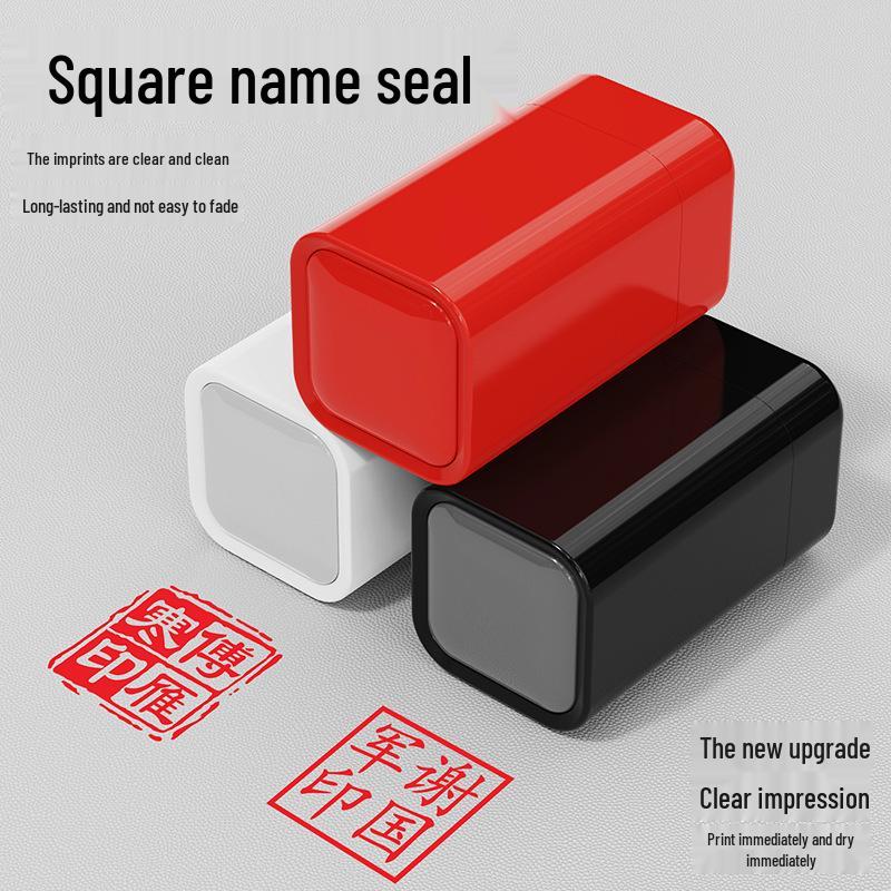 Personalized Name Stamp and Handwritten Signature Seal, Custom Engraving 10,000 Uses