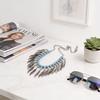 With Alloy Metal Leaf Pendant For Women Fashion Jewelry