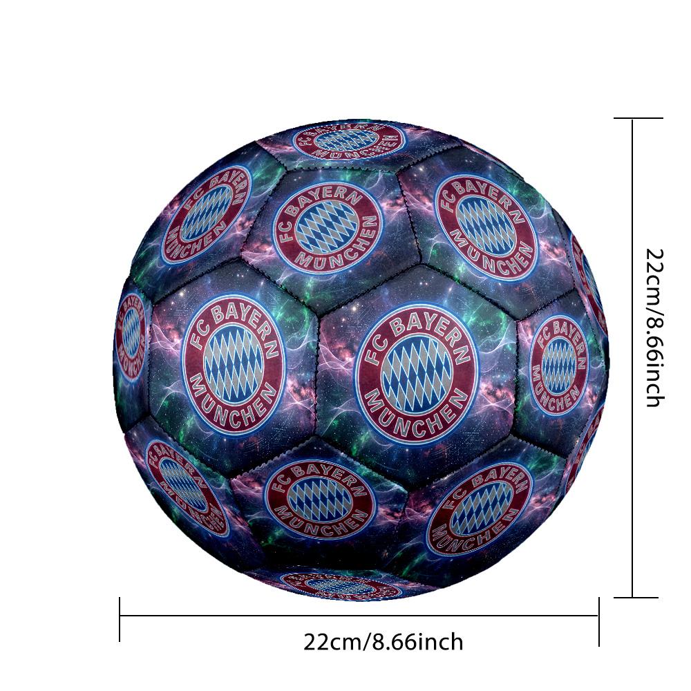 Bayern Munich Theme Soccer Ball Size 5 Soccer Ball Soft Touch Professional Training Football for Outdoor Sports