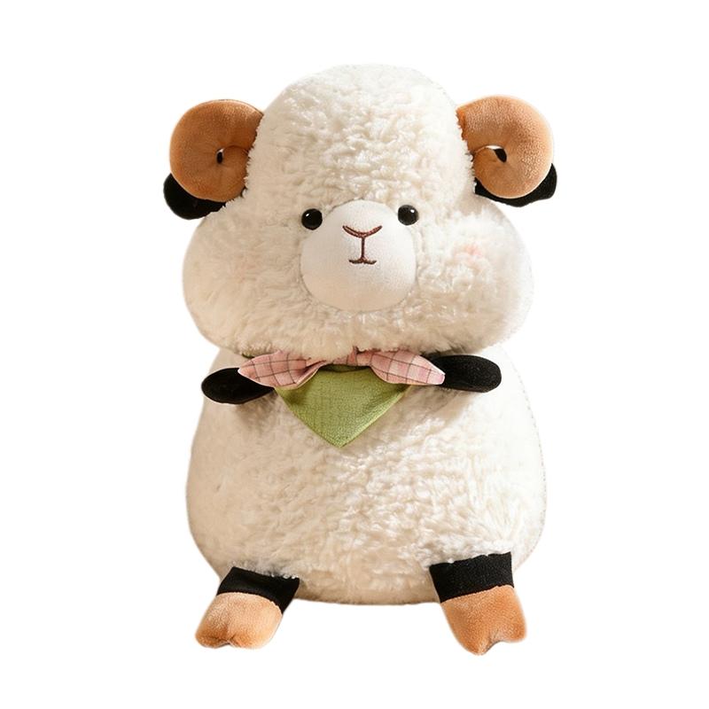 Adorable Sheep Plush Pillow Toy Soft Stuffed Animal Accompany Doll For Kids Cute Home Decor Birthday Party Gift