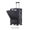 Front-Opening Aluminum Frame Laptop Suitcase