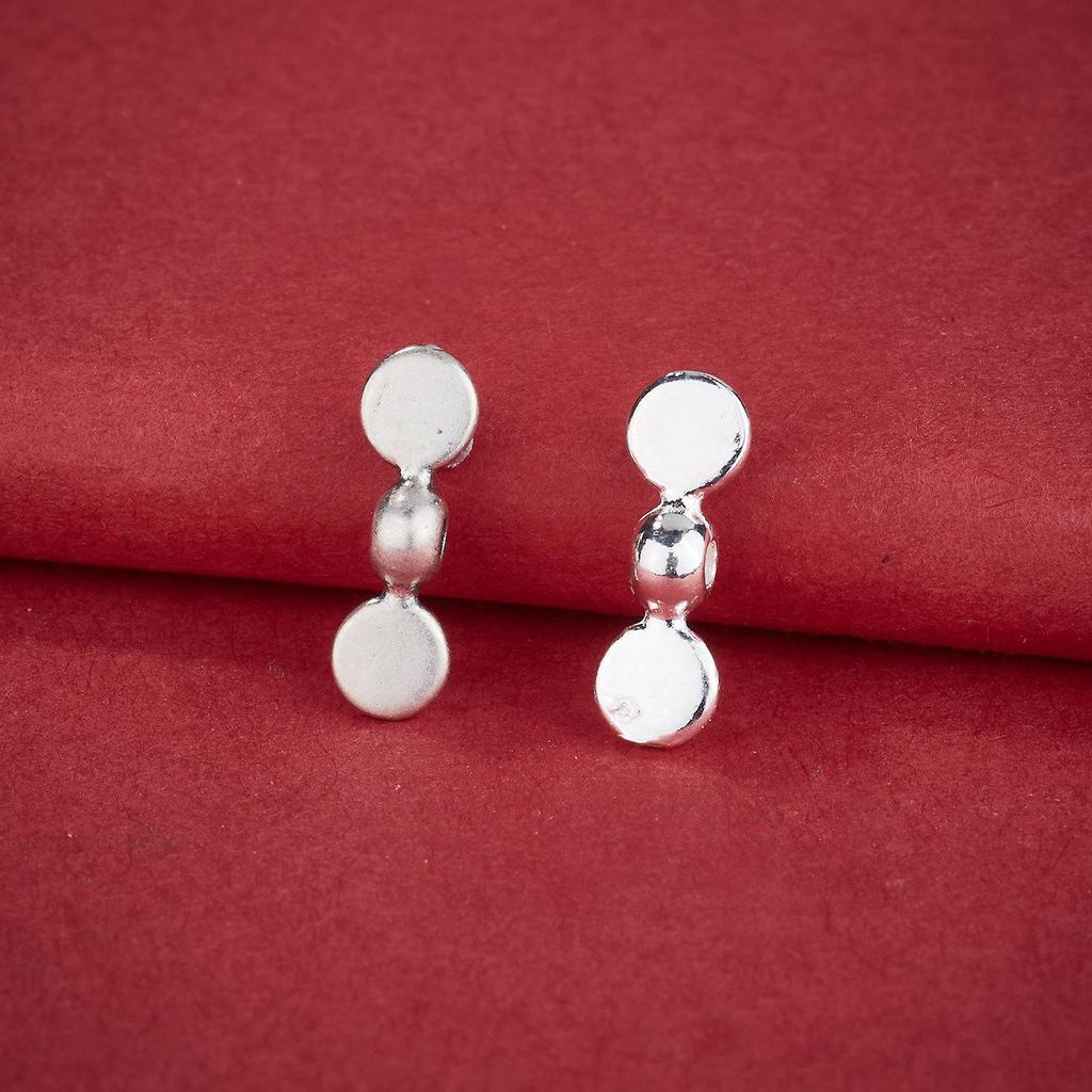 S925 Sterling Silver Irregular Round Spacer Beads for DIY Jewelry Making