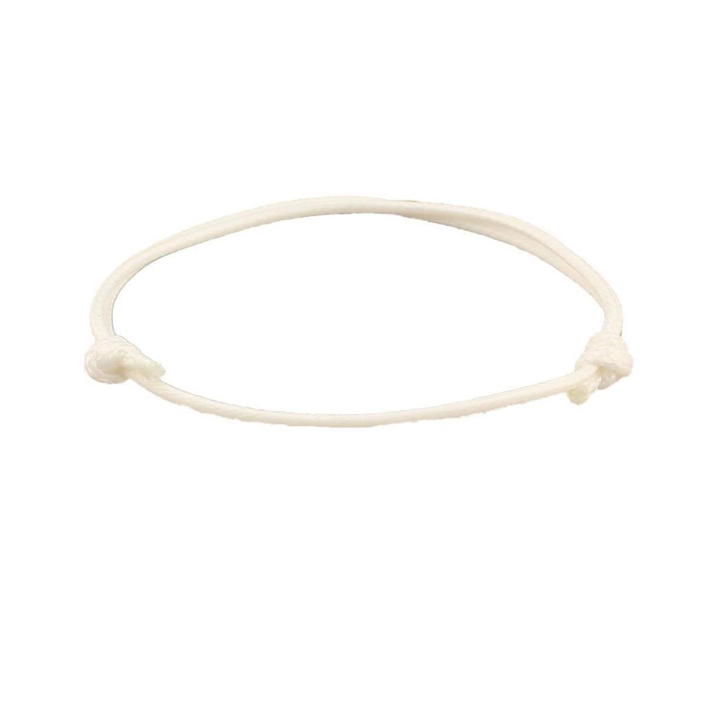 Bracelet ajustable tissé à la main en fil de cire coréen, design coloré de 1,5 mm