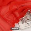 Skin-friendly Organza Fabric Per Meter for Clothes Skirts Dresses DIY Sewing Summer Translucent Soft Cloth Needlework Thin Plain