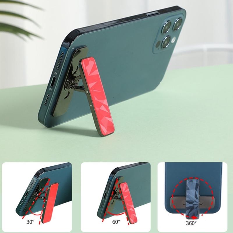 Stabiler verstellbarer Handyhalter Magnetische Adsorptionshalterung Ständer 360 drehbares Design Universell für Smartphones