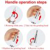 Professional Electric Nail Drill Handle 35000RPM Nail Art Drill Handpiece File Polish Grind Machine Manicure Drill Accessory