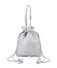 Athe Vanessabruno [Frill] Grey Frill Pouch Mini Tote Bag Aawa5E750G2