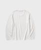 NONBLANK Fine Gauge U-Neck Ls Knit_White