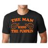 Halloween Dad T Shirt The Man Behind Pumpkin Costume Vintage Washed Stylish Top For Everyday Wear Breathable Fashion Versatile