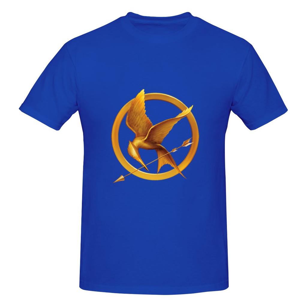 The Hunger Games Symbol Basic Tshirt Street Vibe Neat Stitching Cotton Tee