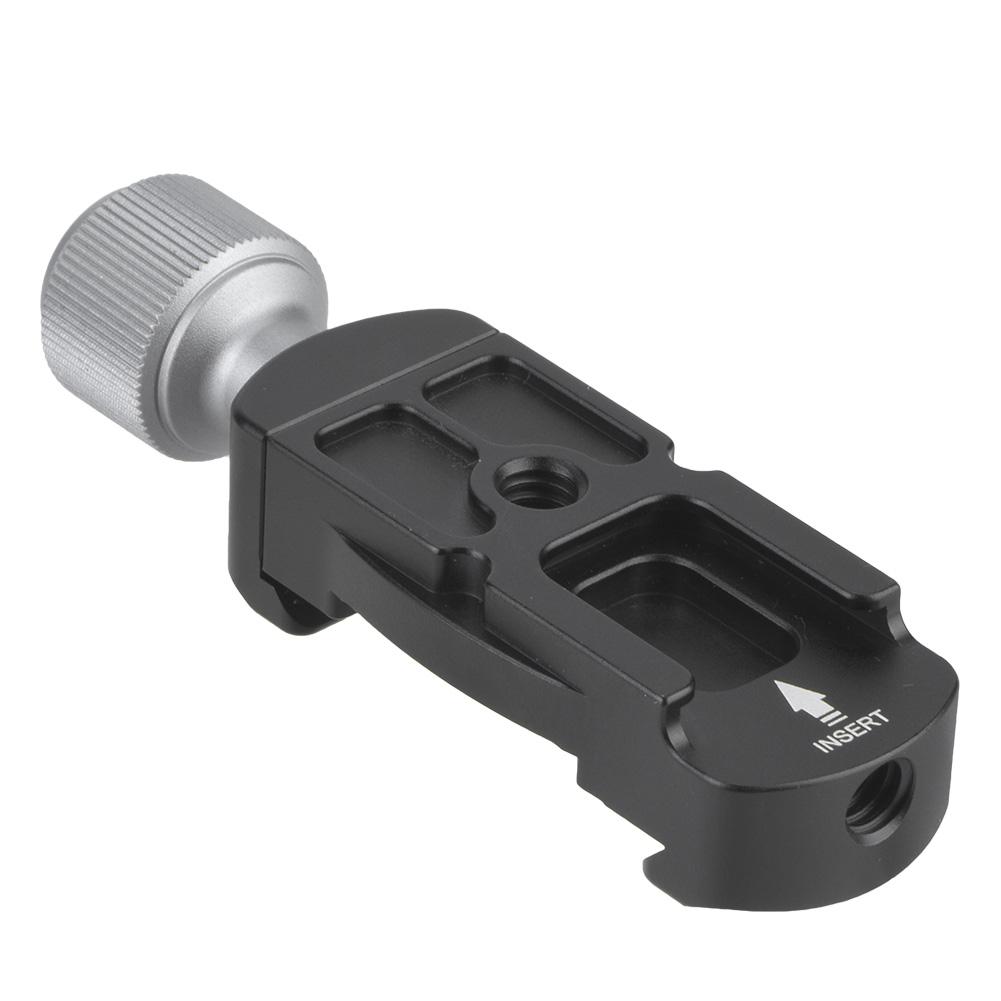 Mini Clamp Extender with Cold Shoe 1 4   Screw Hole for L Bracket Quick Release Plate