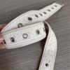 Comfortable Women Belt PU Leather Lace Trim Flower Waistband Adjustable Length Waist Strap for Teens Girl Everyday Use