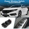 Power Window Switch No.35750SNVH51 Front Left Driver Side Window Control Switch for Honda Civic 2006-2011 Black